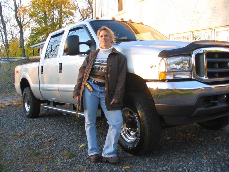 Tammy Trayer and her F-250