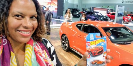 The bright orange Chevrolet Camero is sure to be a big draw at the 2018 Atlanta Auto Show.