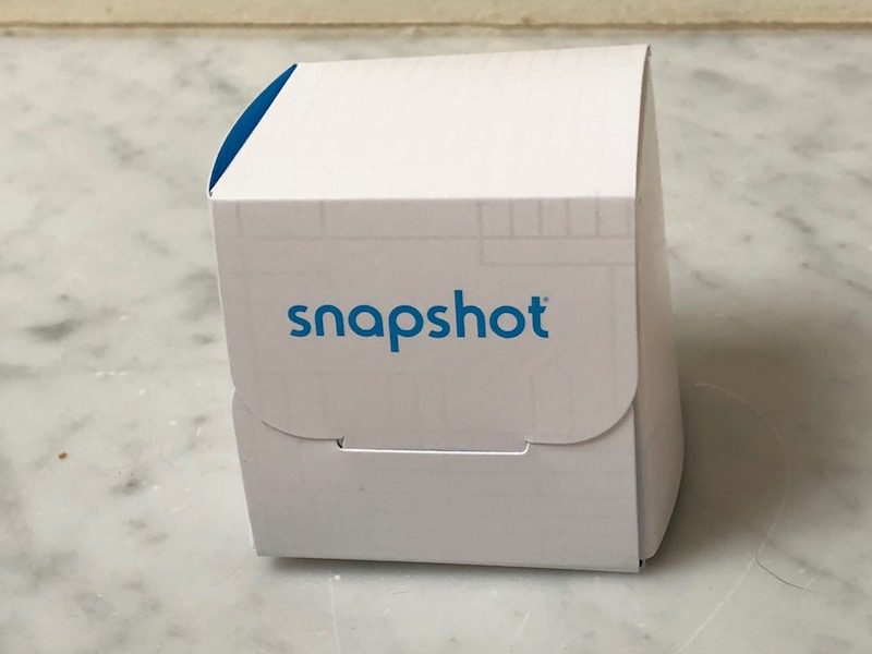 small white box with Progressive Snapshot inside