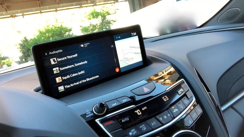Acura RDX car stereo system