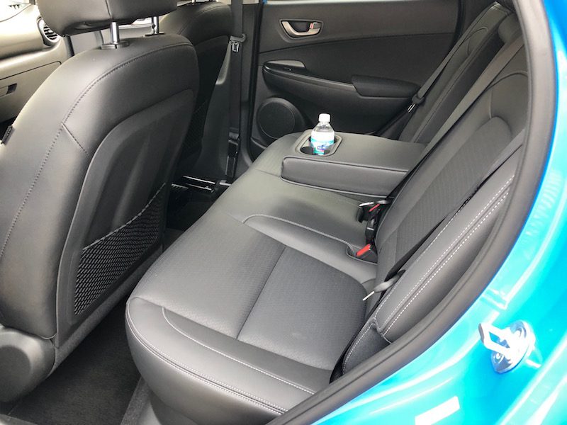 The Hyundai Kona Compact SUV is excellent for 2-4 passengers with room for shopping bags