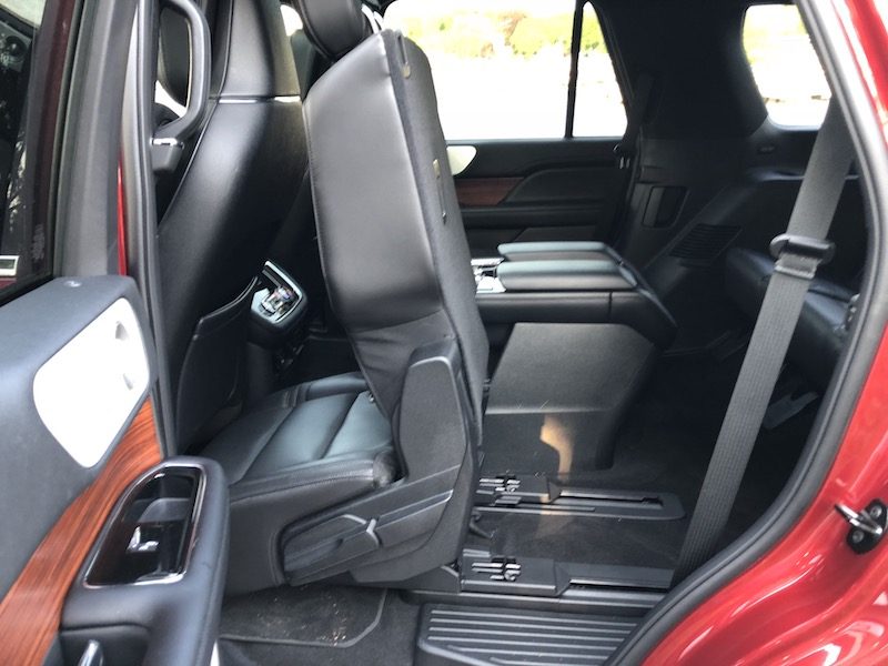 Lincoln Navigator luxury SUV slide and tilt seats