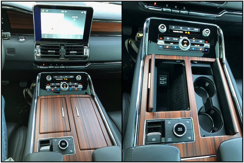 Lincoln Navigator luxury SUV center console