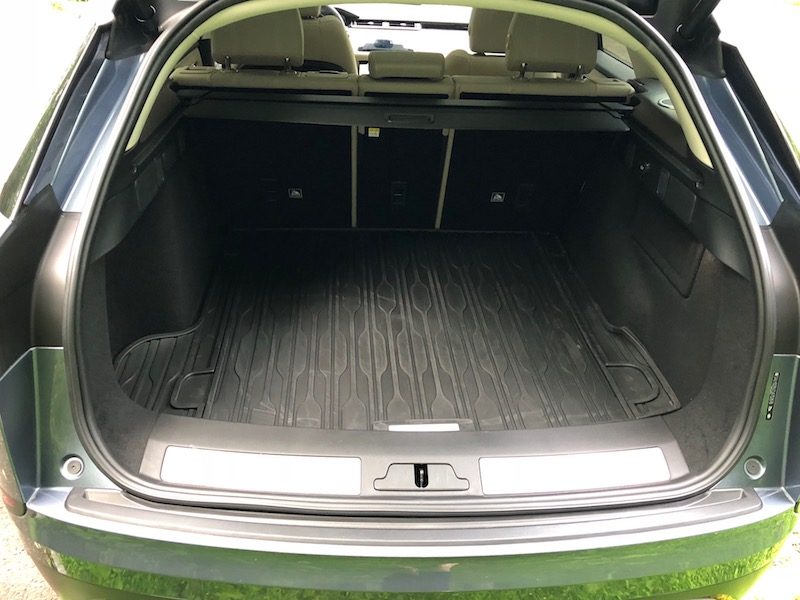 2018 Range Rover Velar Luxury SUV cargo room