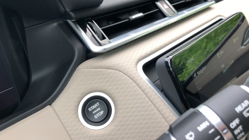 2018 Range Rover Velar Luxury SUV dashboard