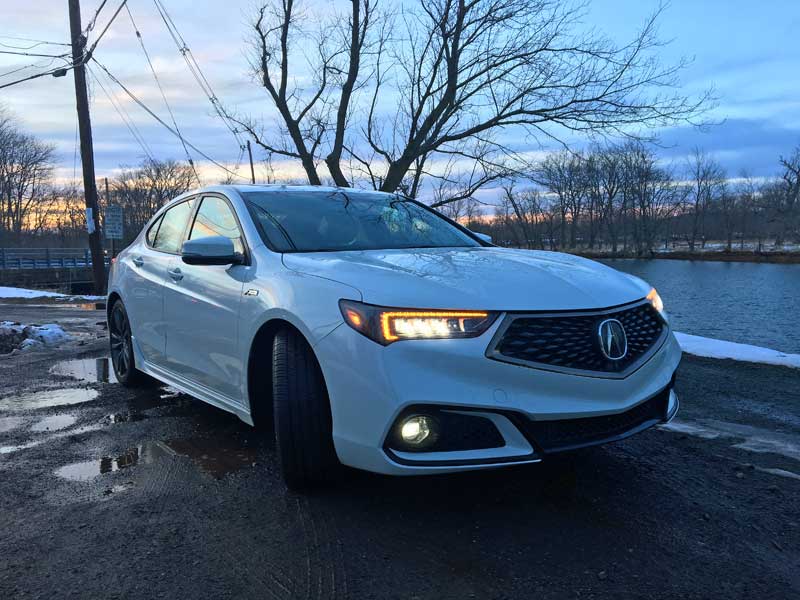 2018 Acura TLX AWD A-Spec with headlights