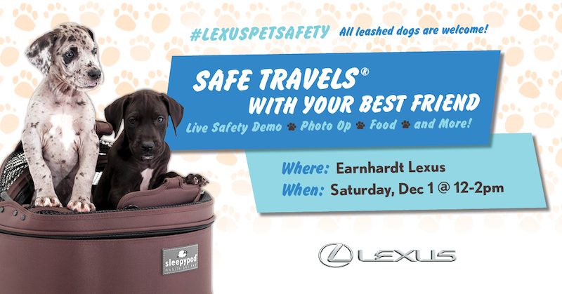 LexusPetSafety event pet travel