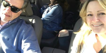 Tips for napping in your car|Teens sleeping in the backseat of a car with parents in the front