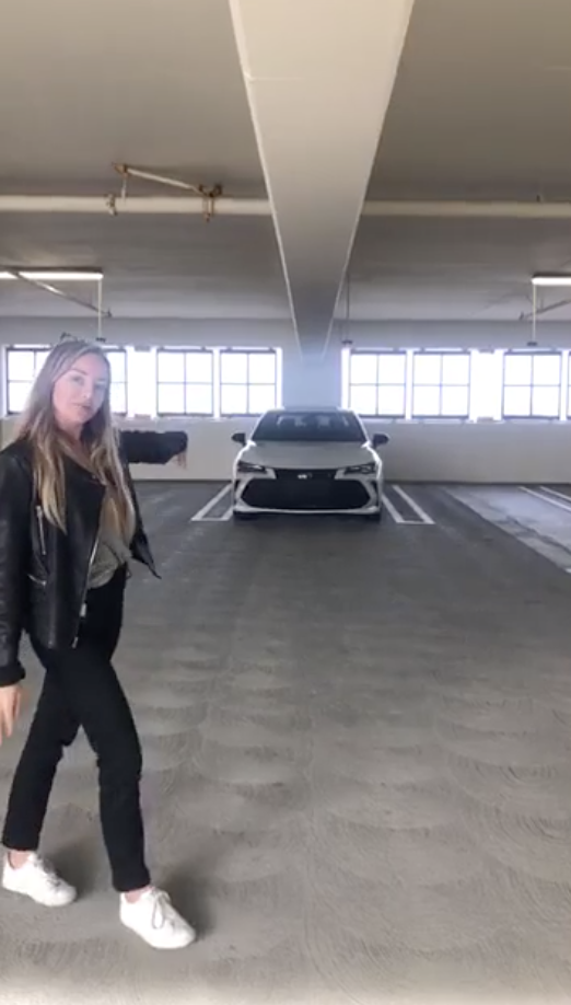 Jessica Doll with the Toyota Camry