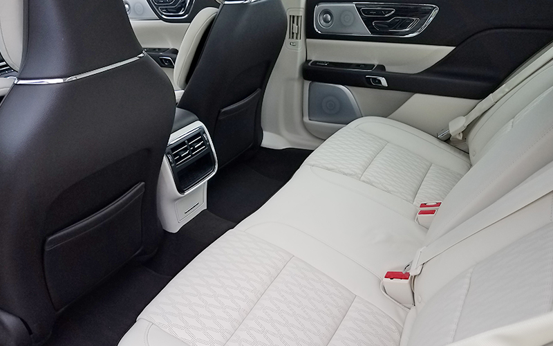 lincoln continental back seat