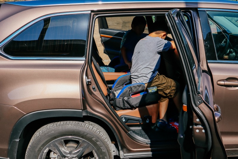 One of the things that makes the Toyota Highlander such a great travel car is the roomy second row of seating.