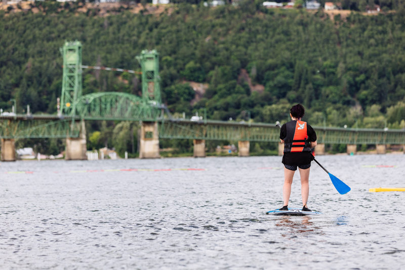 stand up paddle boarding on Hood River