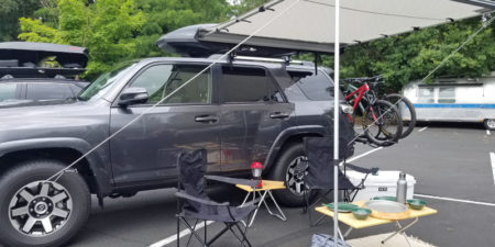 Yakima rollout awning Toyota RAV4 small SUV