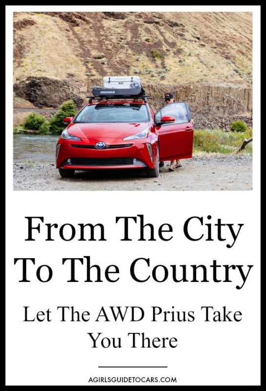 I'm thinking of owning a car again, but want an eco-friendly adventure ready car. Prius hybrid now has AWD capability and roof racks that handle my gear.