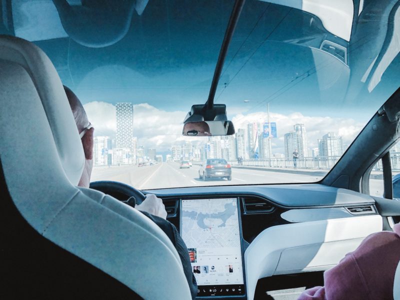 Interior cabin Tesla Model X