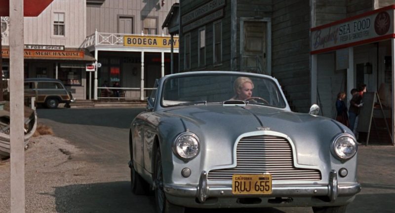 Aston Martin used in the movie The Birds