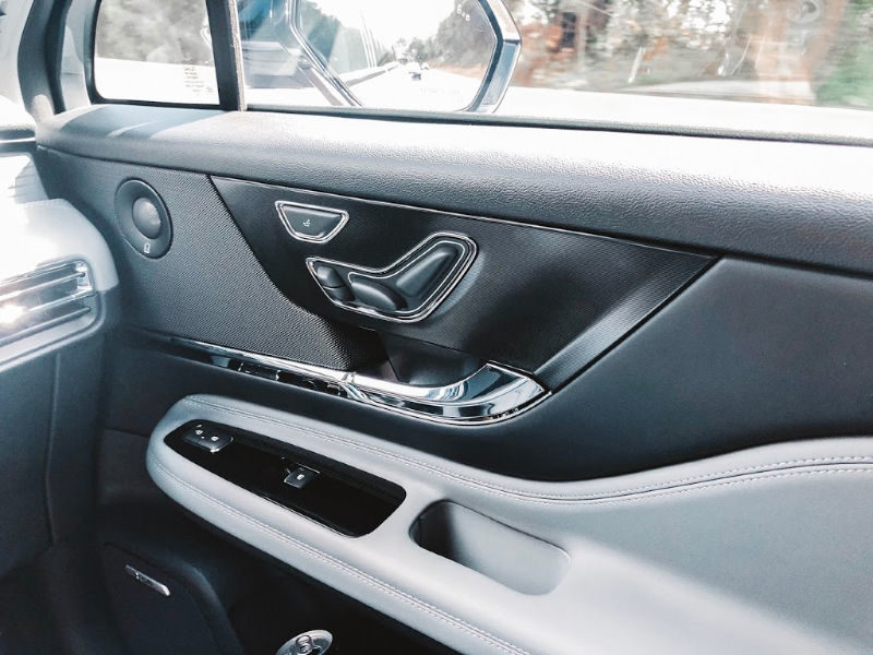 Inside passenger door