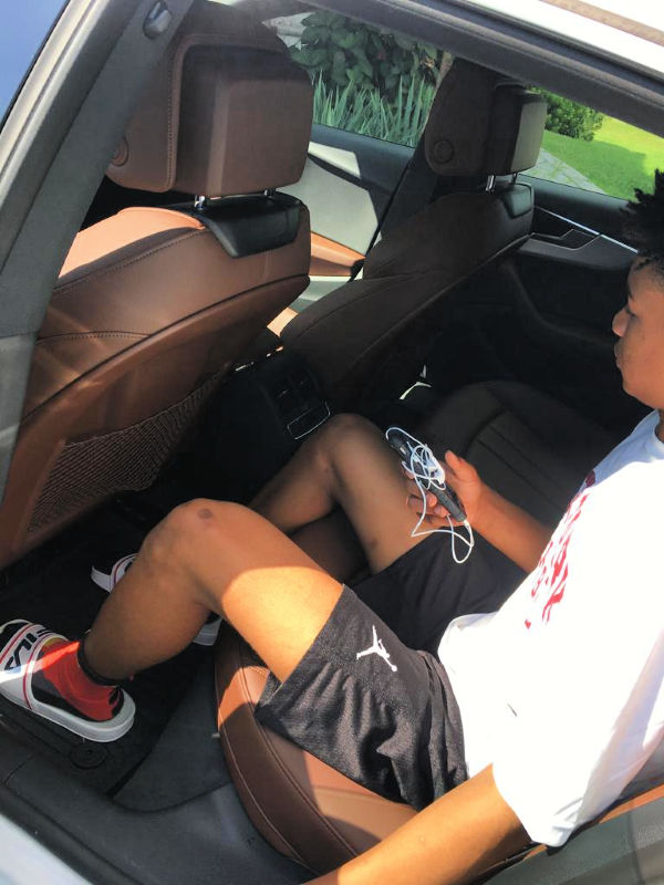 Audi A5 Sportback Son Heading to Basketball
