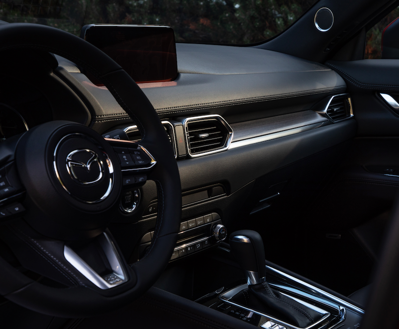 Interior of the 2019 Mazda CX-5 luxury compact SUV featured image