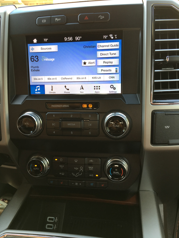 2019 Ford F-250 Super Duty Infotainment System
