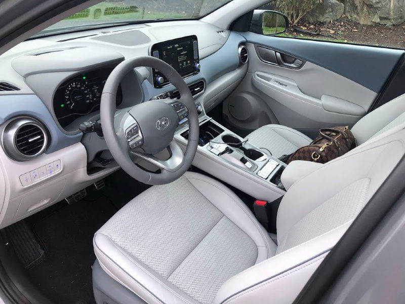 Hyundai Kona interior grey