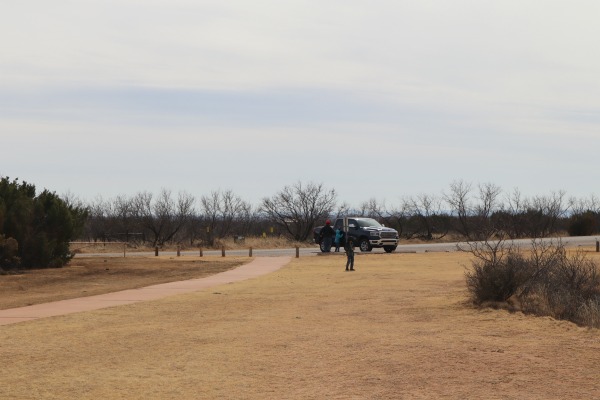 Hiking in Caprock Canyon SP with RAM truck