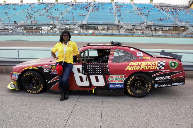 NASCAR Bubba Wallace Featured image with Dawn Gibson-Thigpen