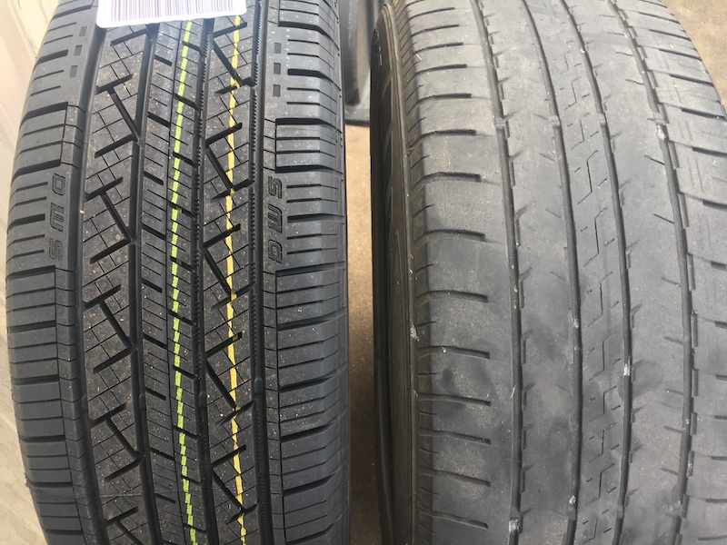 new tires Continental tire reiview