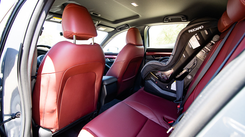 mazda 3 hatchback red interior 