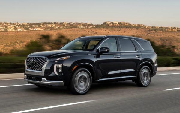 The Hyundai Palisade is a comfortable mid-sized SUV.