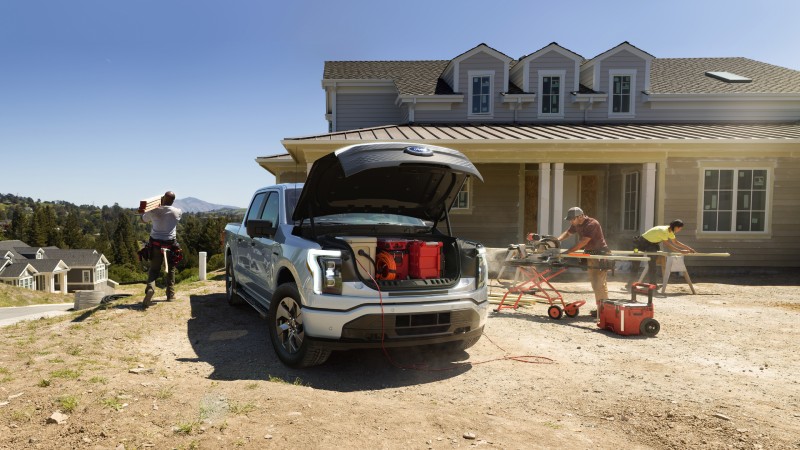 ford f-150 lightning electric truck