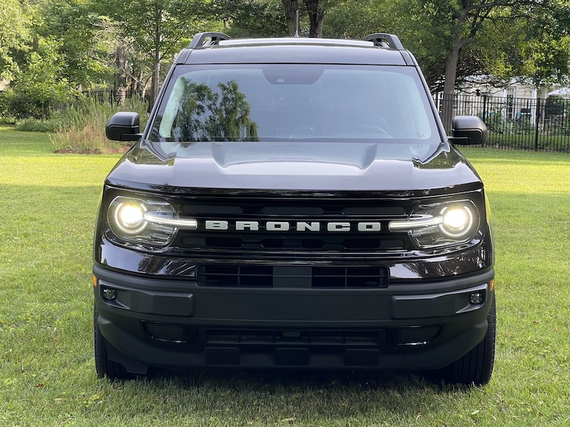 The 2021 Ford Bronco Sport front end