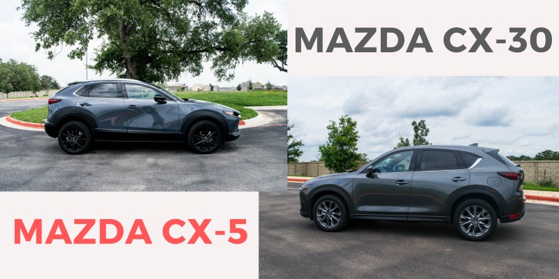 mazda cx-5 mazda cx-30 compact suv