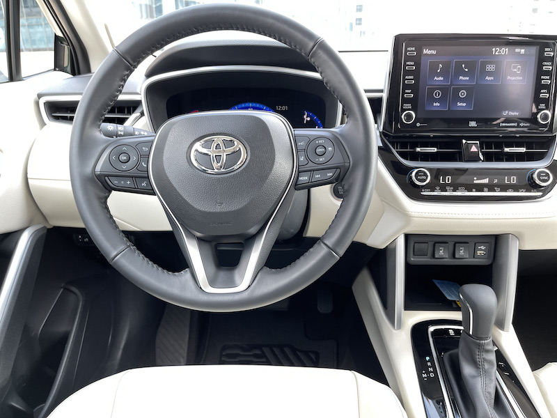 Everything you need is at your finger tips in the Toyota Corolla Cross