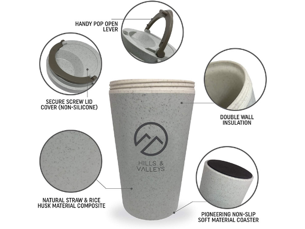 Reusable coffee mug