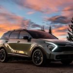2023 Sportage X-Pro and a beautiful sunset