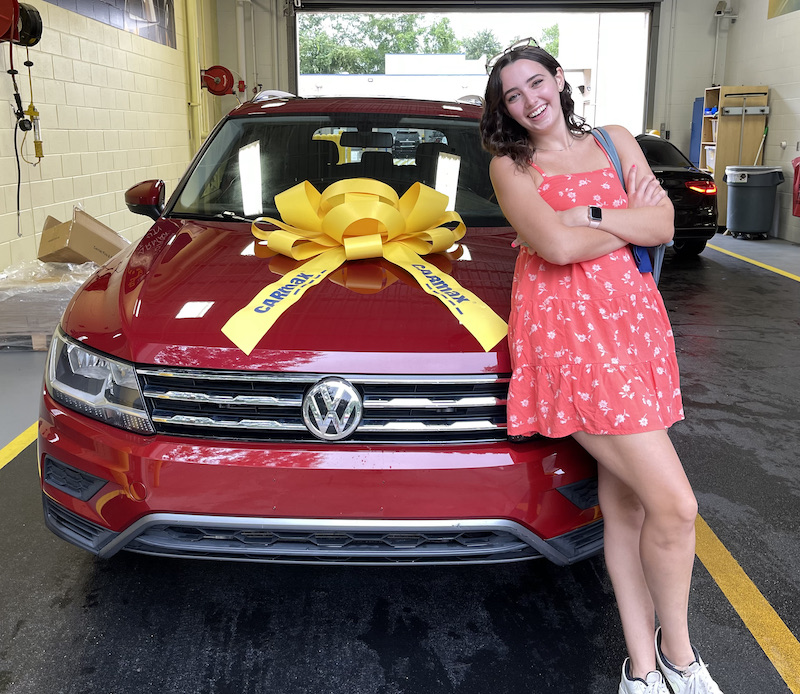 CarMax won in the end - and resulted in a very happy kid