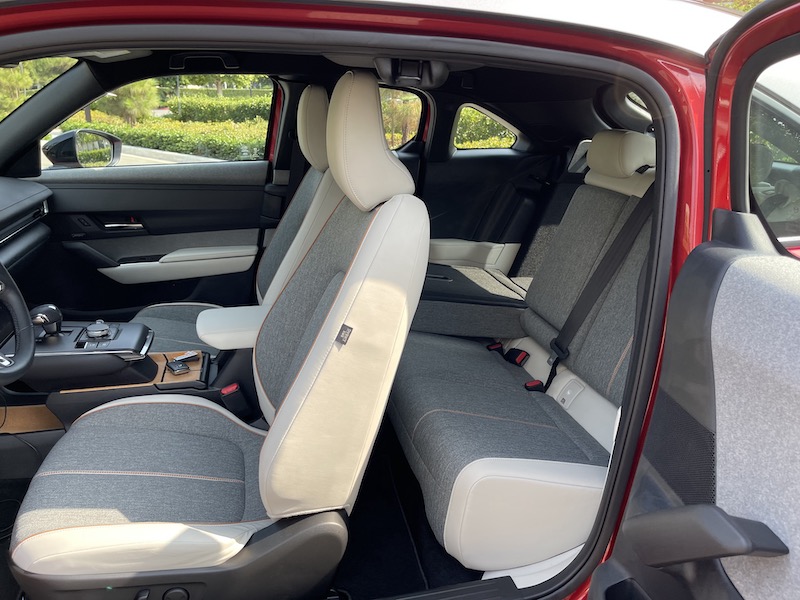 The coach doors allow good access to the rear seat