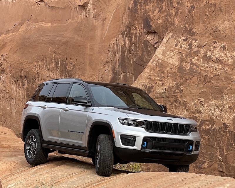 The Jeep Grand Cherokee 4xe plug in hybrid, which will make its debut at dealerships in 2022