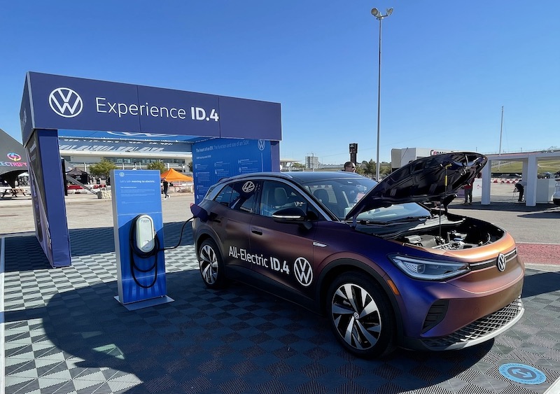 The VW ID.4 exhibit lets everyone get under the hood of this electric SUV