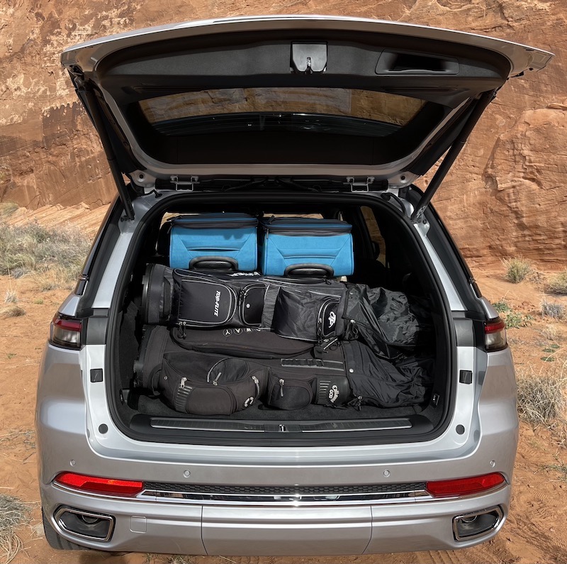 The slimmer wheel wells and larger cargo space can fit a TON of stuff