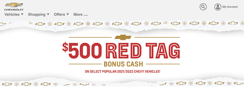 Chevrolet's Red Tag Sale