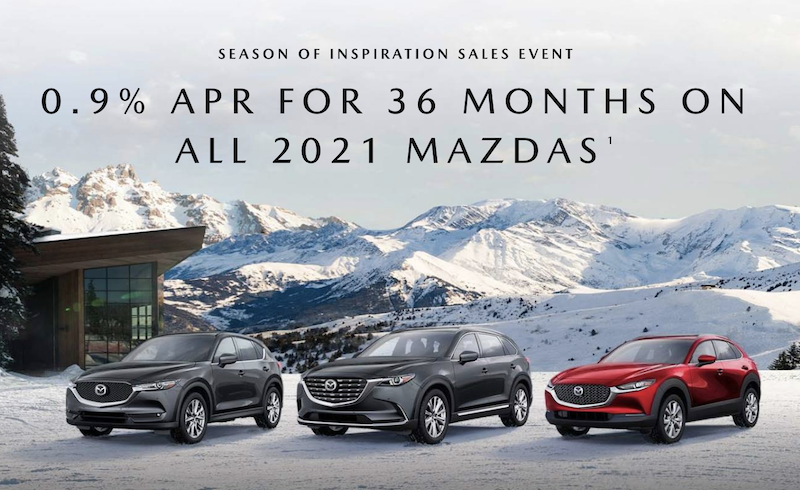 Mazda's low interest rates are driving high new car lease and finance deals
