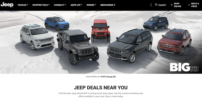 Jeeps end of year deals may lead to adventure ahead in new car lease and finance offers