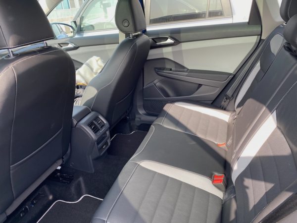 2022 Volkswagen Taos Back Seat. Photo by Sara Lacey