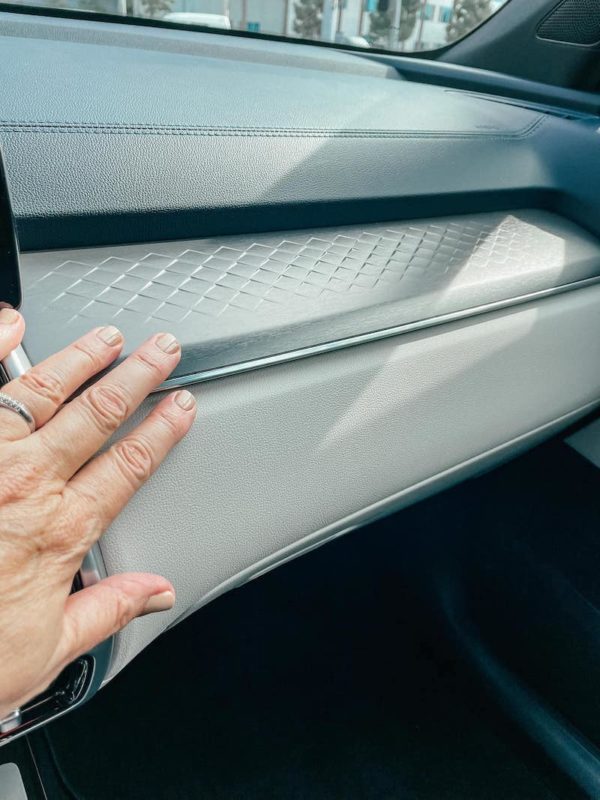 The brushed metal trim on the dash is both industrial and stylish. 📷 Jill Robbins