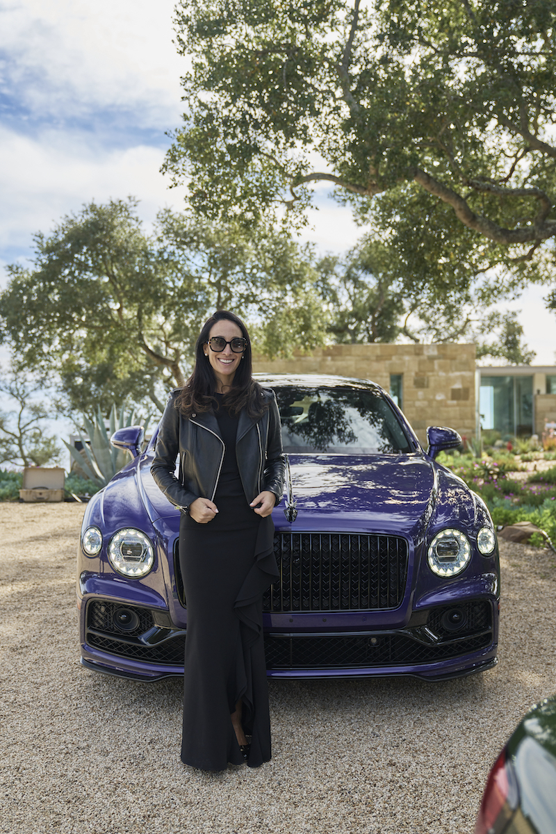 At the premiere-of the Bentley Flying Spur Hybrid. Photo: Jaclyn Trop