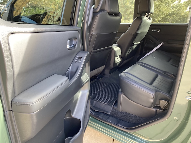 Forntier Rear Seat. Photo: Sara Lacey
