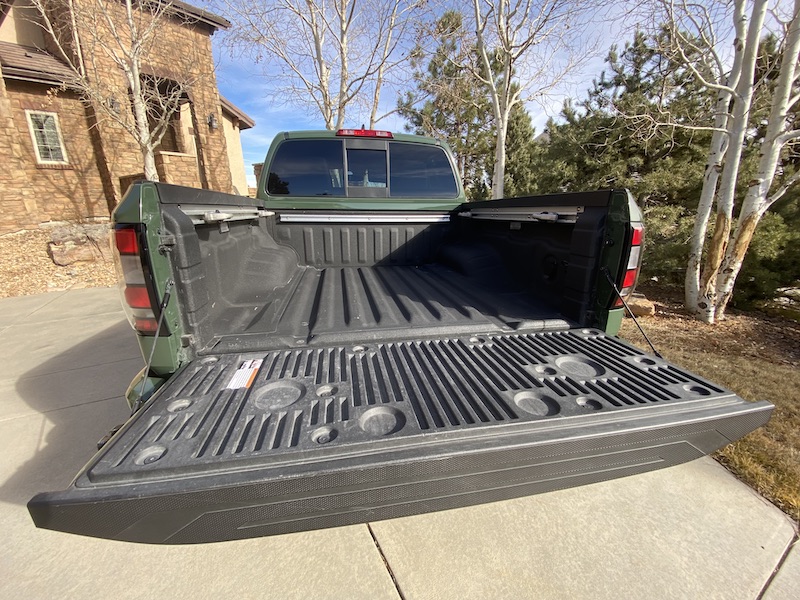 Nissan Frontier Bed. Photo: Sara Lacey