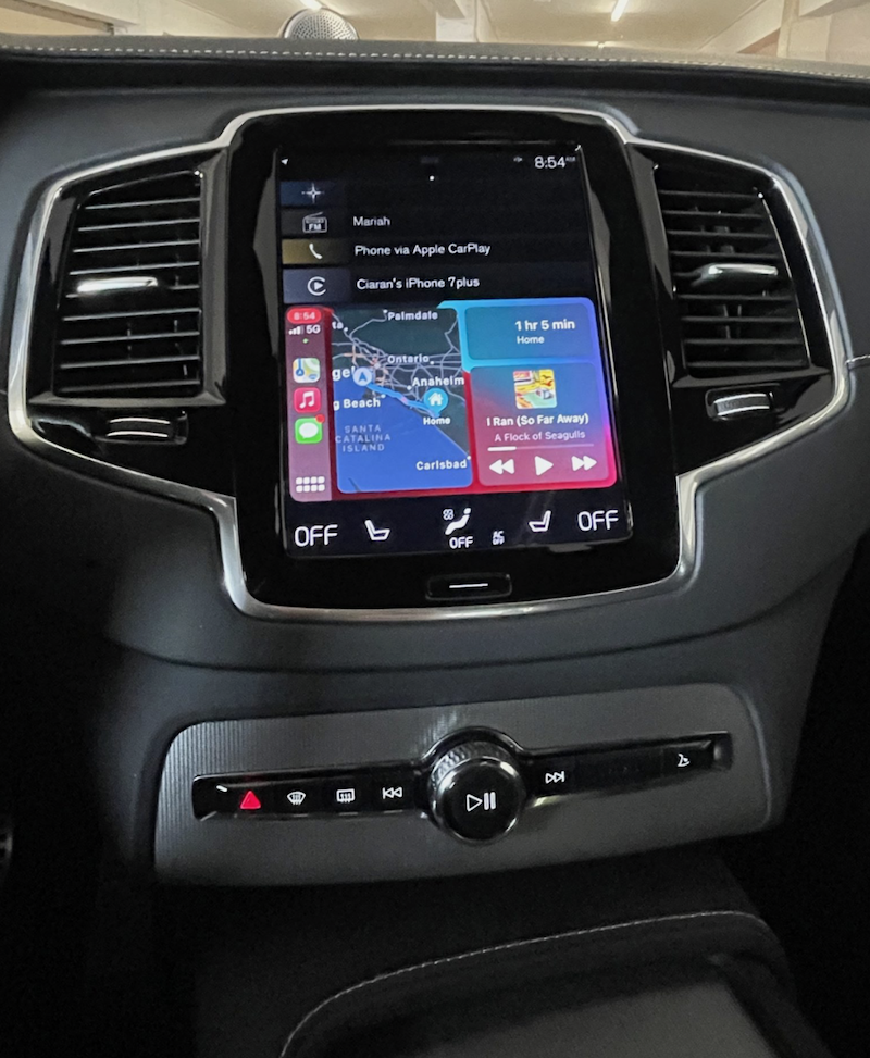 Apple Carplay connects wirelessly and easily. Photo: Ciaran Blumenfield 